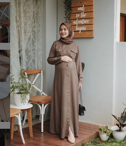 Model Baju Muslim Untuk Ibu Hamil