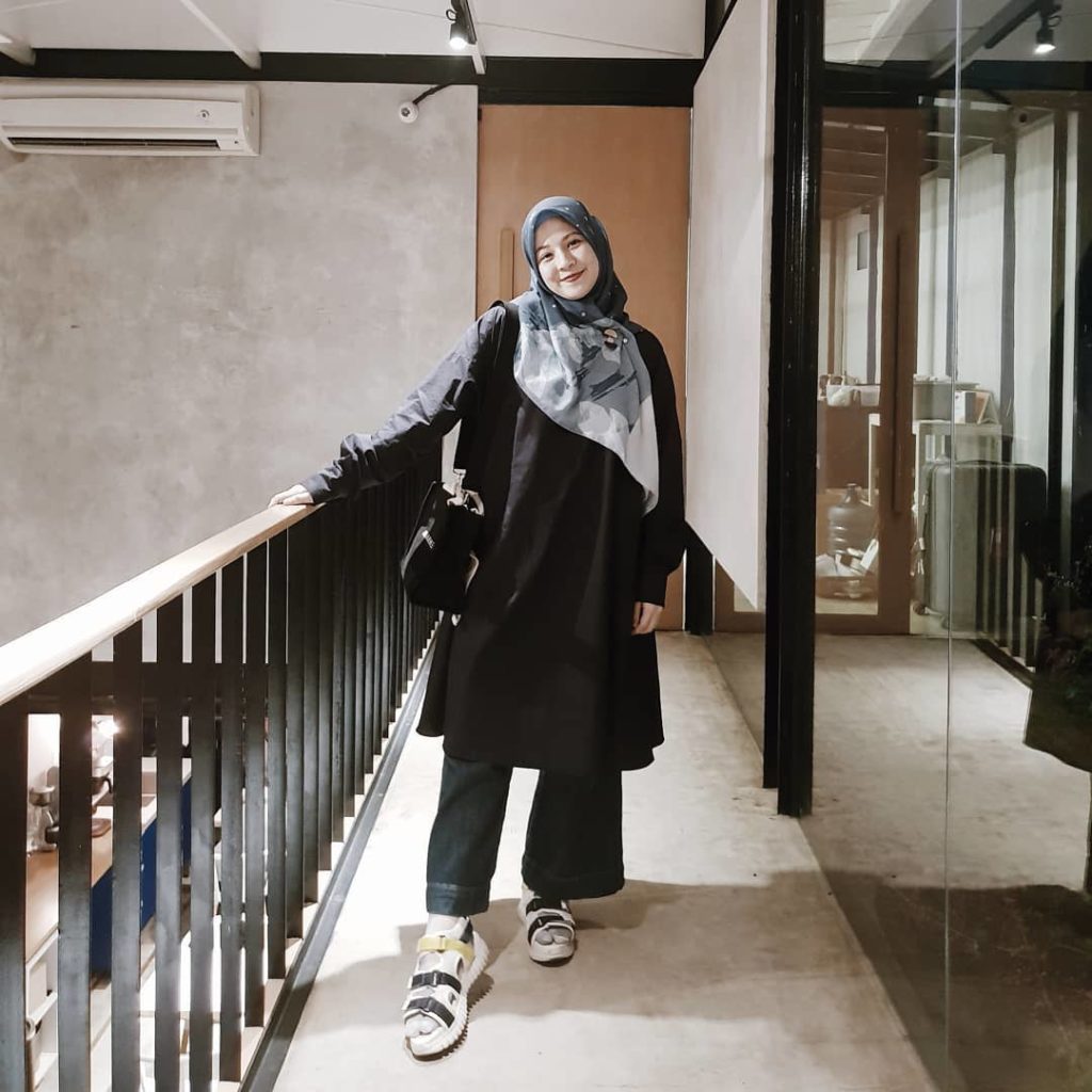 14 Model  Baju  Muslim untuk  Orang  Gemuk  Gamis