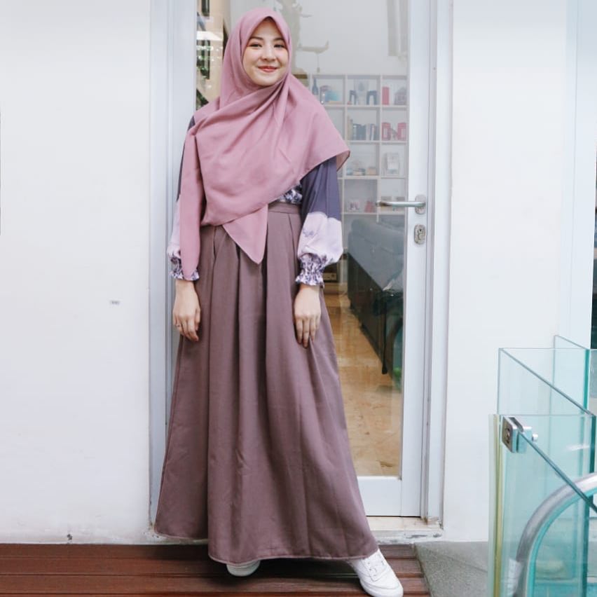 14 Model Baju Muslim untuk Orang Gemuk Gamis