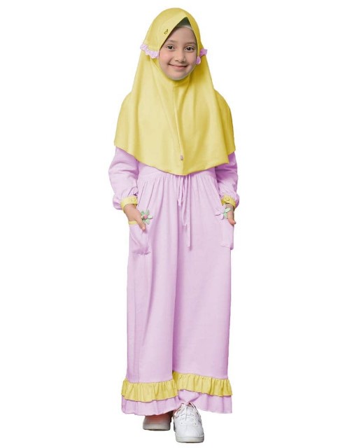 20 Trend Model Baju Gamis Syar i untuk Anak Anak Gamis 